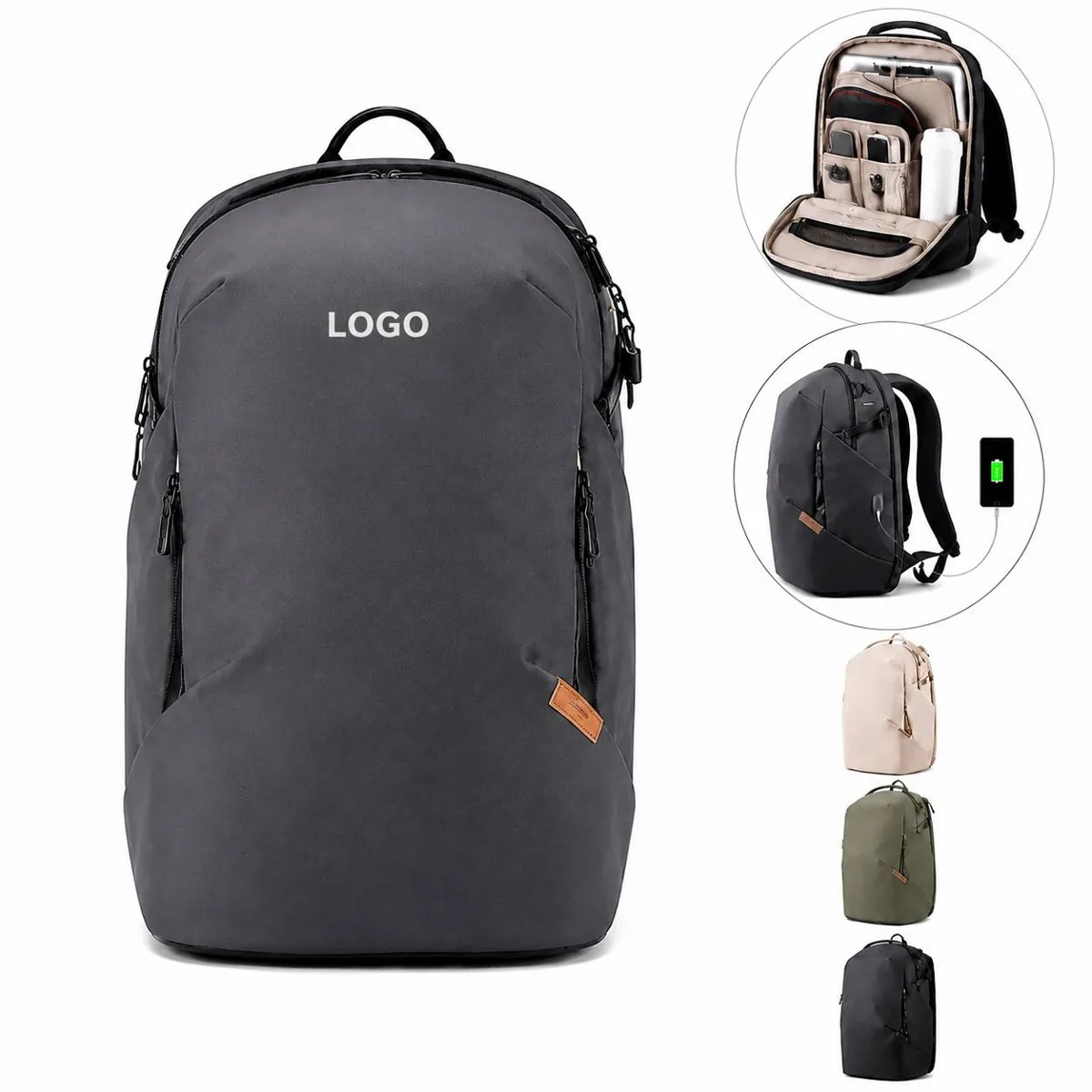 Double Shoulder Camera Backpack 180° Opening
