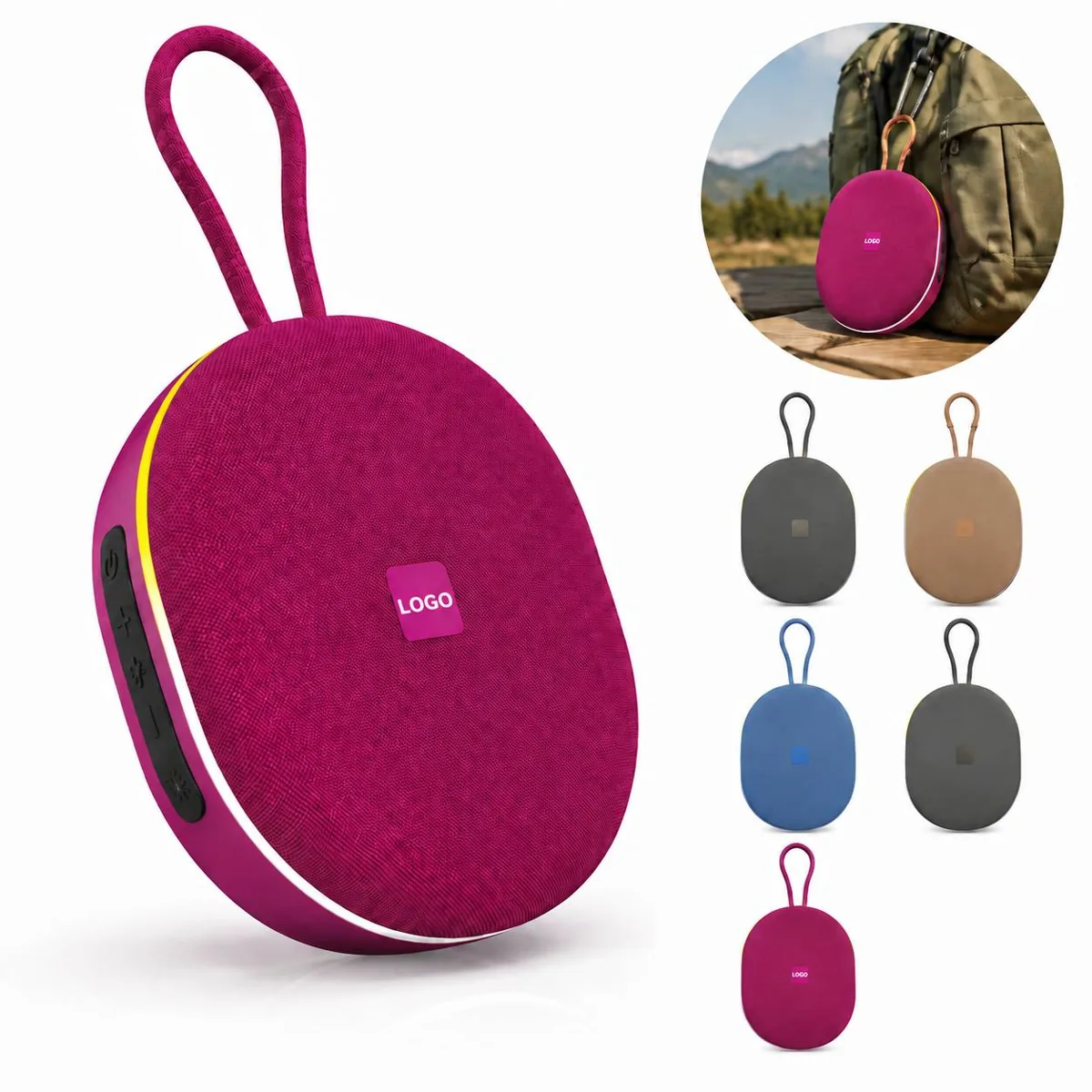 Waterproof Wireless Magnetic Speaker with HD Sound