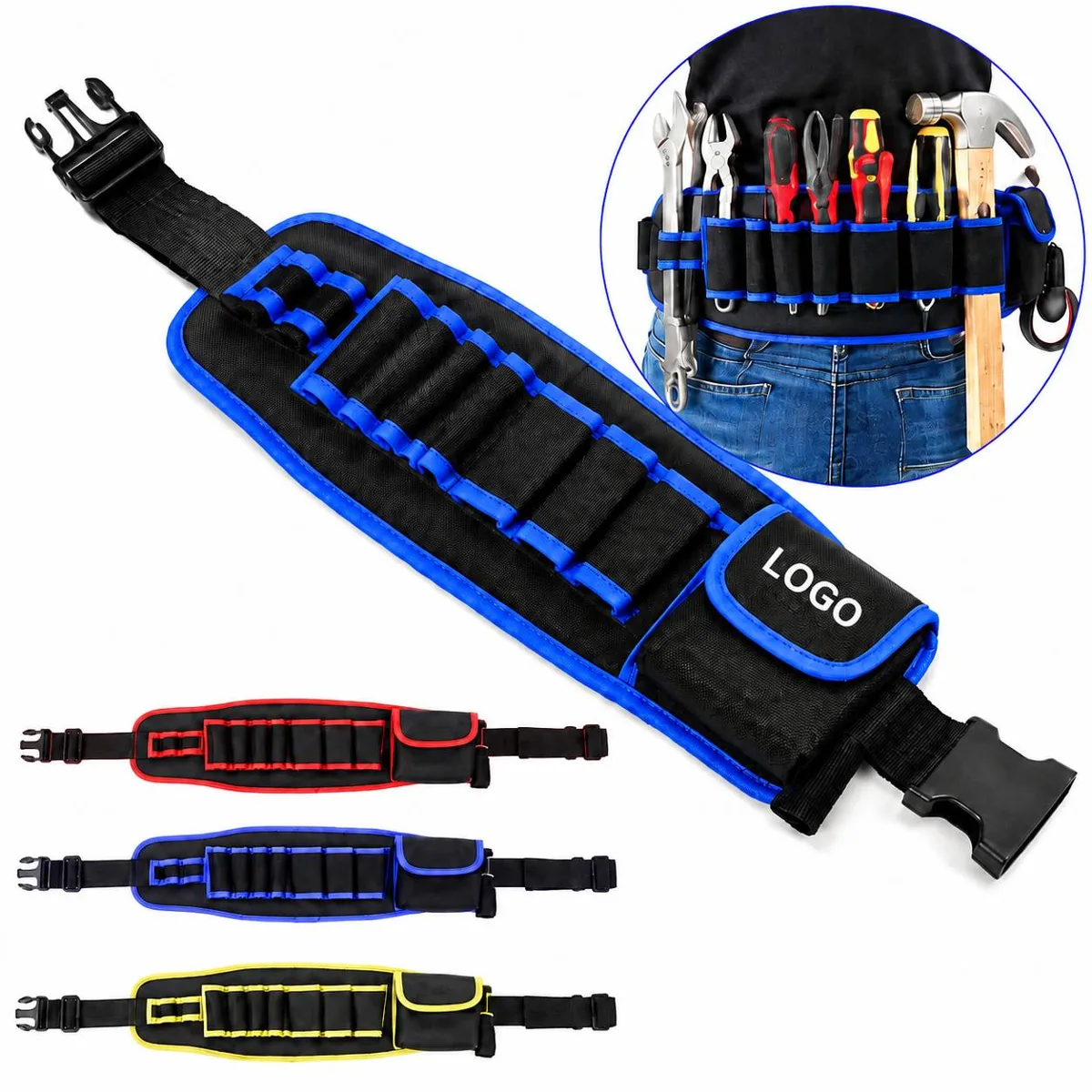 Adjustable Removable Pocket Tool Waist Apron