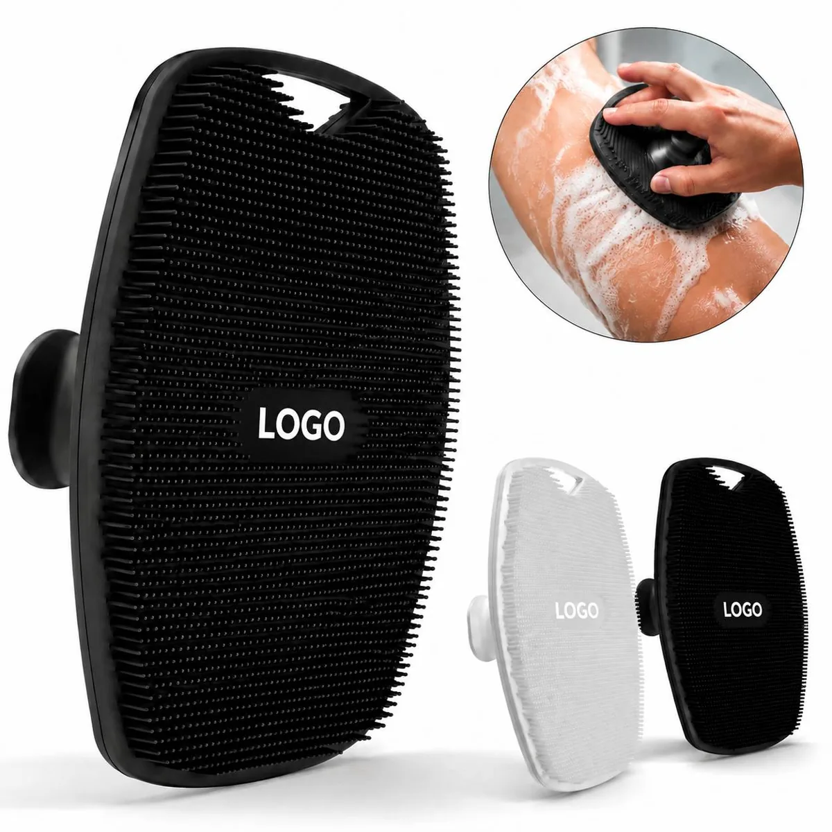 Soft Silicone Body Scrubber for Gentle Exfoliation