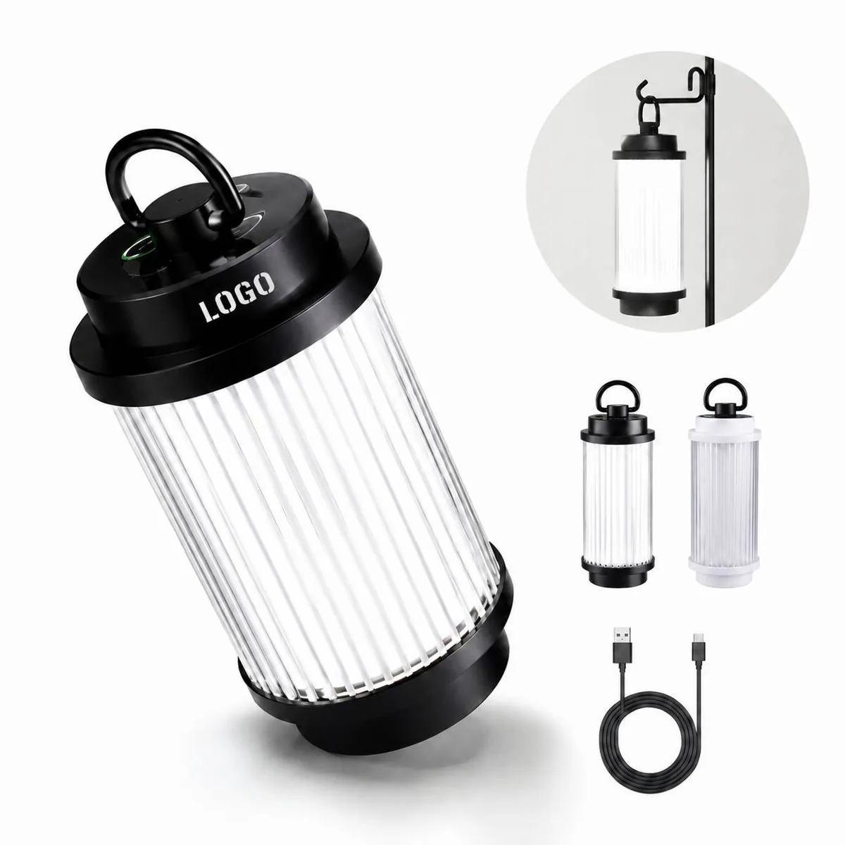 Portable Magnetic Camping Lantern IPX5 Waterproof Shockproof