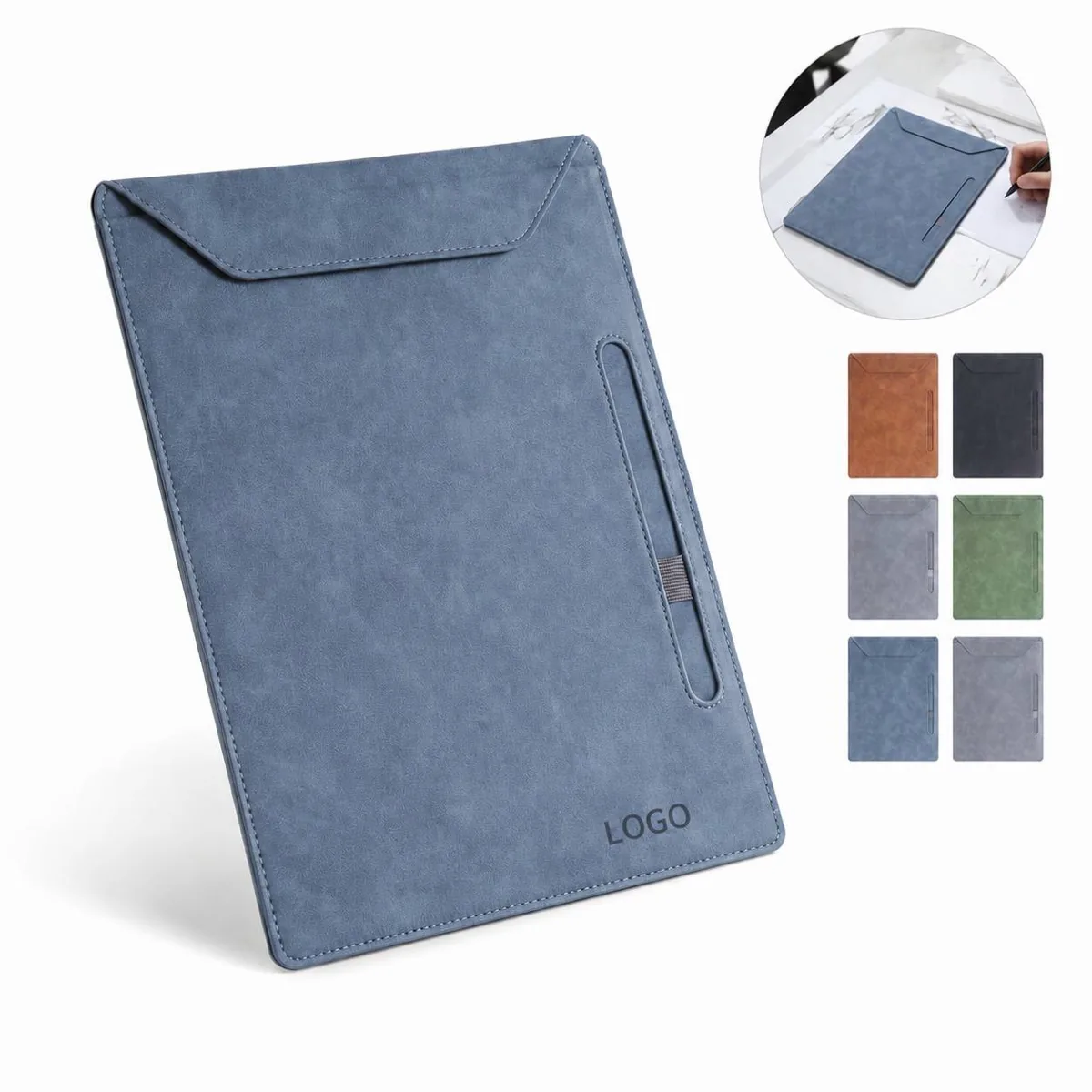 Leather Clipboard Magnetic File Organizer