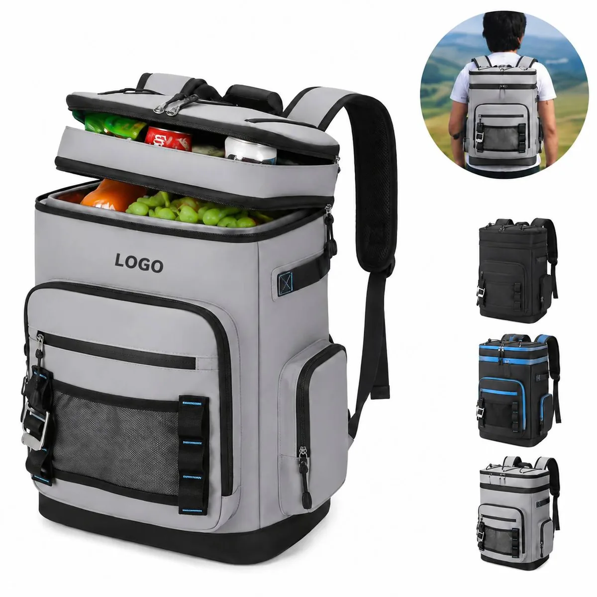 Custom Insulated Cooler Backpack with Logo