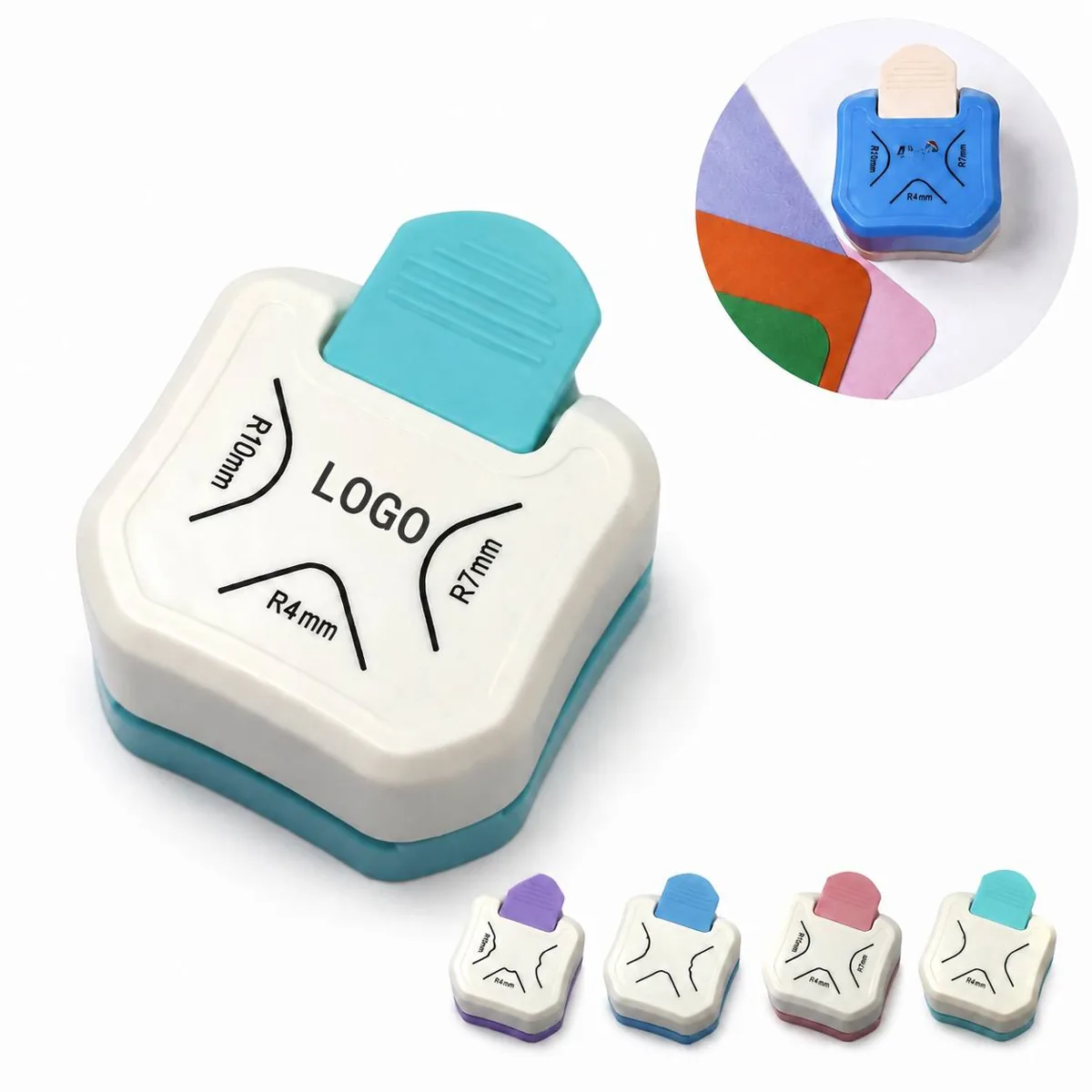 Interchangeable Head Corner Cutter, 3 Shapes, Zinc Alloy