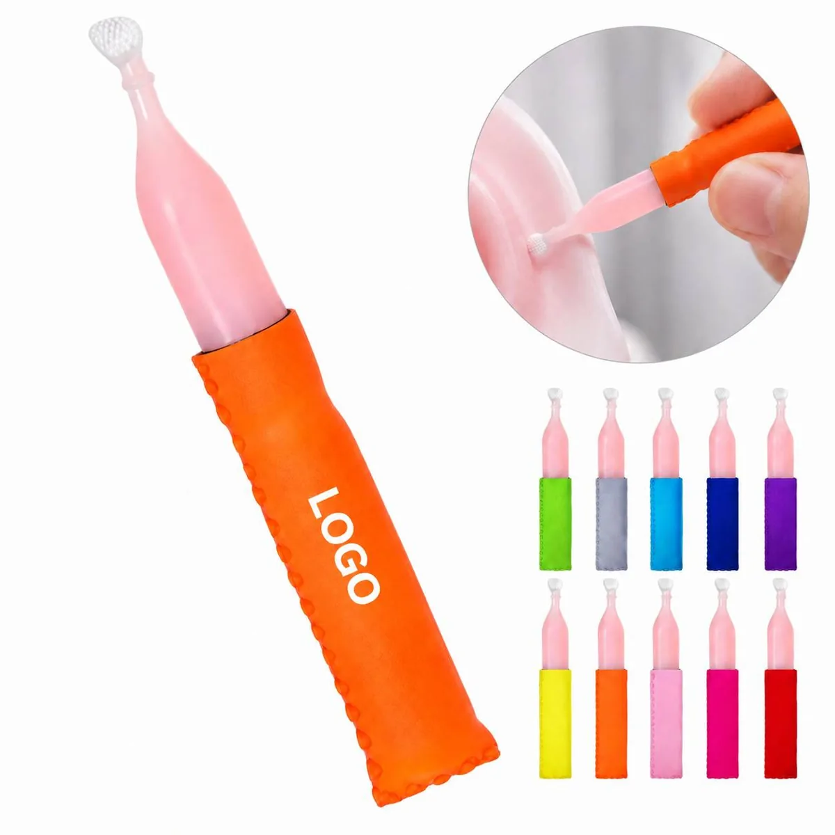 Reusable Synthetic Rubber Ice Pop Sleeves for Kids Parties