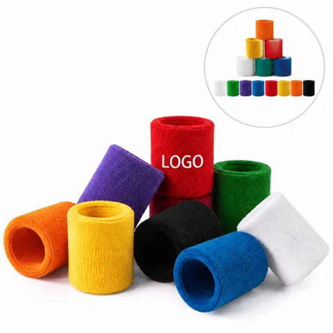 Cotton Sweat Wristband for Athletic & Daily Use, Breathable