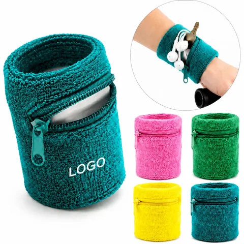 Moisture Wicking Terry Cloth Wristbands for Sports Workout
