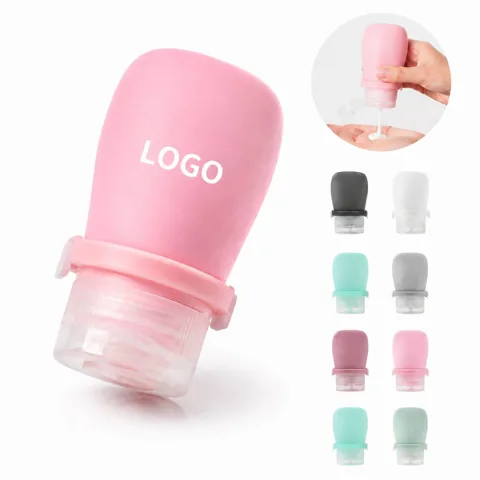 Soft Silicone Travel Squeeze Bottles Leakproof 3-Pack