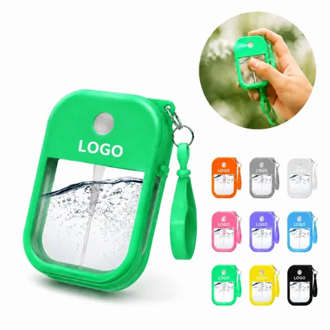 Refillable Travel Spray Bottle with Silicone Sleeve