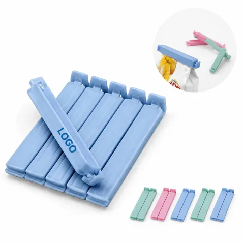 Reusable Snack Bag Sealer Clips, Airtight Food Freshness