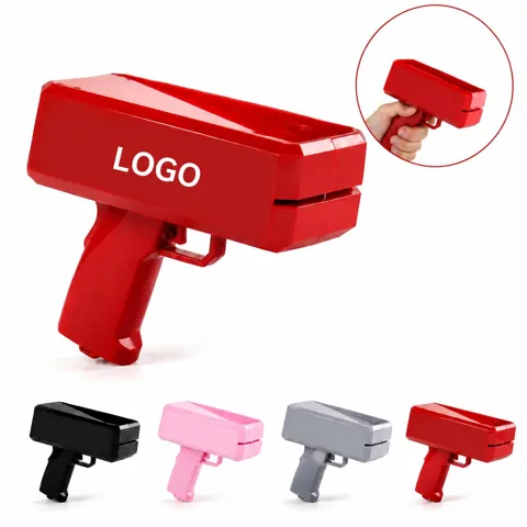 Party Cash Rain Bill Shooter Gun with Anti-Jam Cover