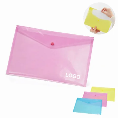 Vibrant Transparent Plastic Document Carrier for Office