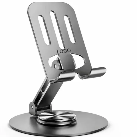 Adjustable Metal Phone Stand Desktop Holder 360 Rotation