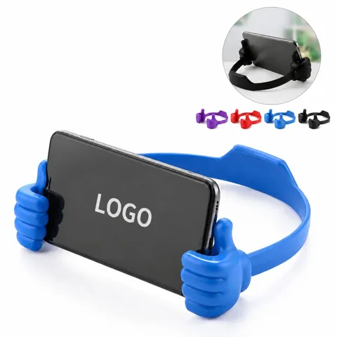 Adjustable Phone Holder with Thumb Support Ring