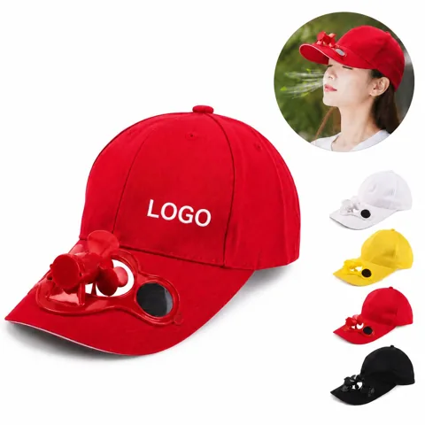Solar Fan Baseball Cap Cooling Hat with Sun Protection