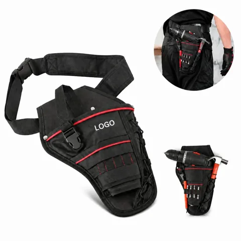 Heavy Duty Tool Waist Pack with Multiple Compartments