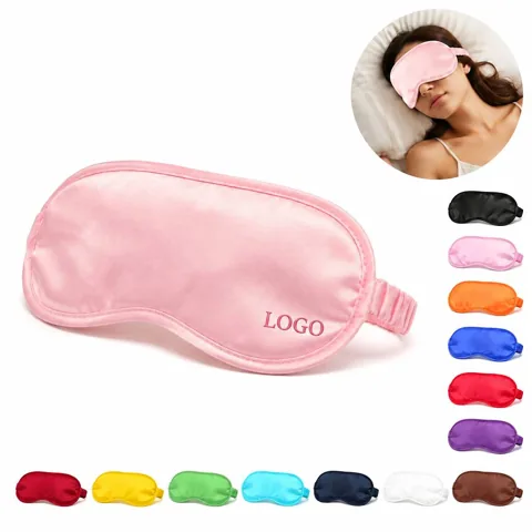 Ultimate Comfort Satin Sleep Mask with Contoured Nose