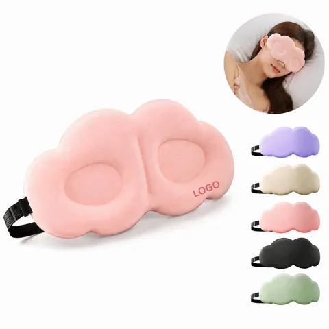 Total Blackout Sleep Mask with Adjustable Strap for Light