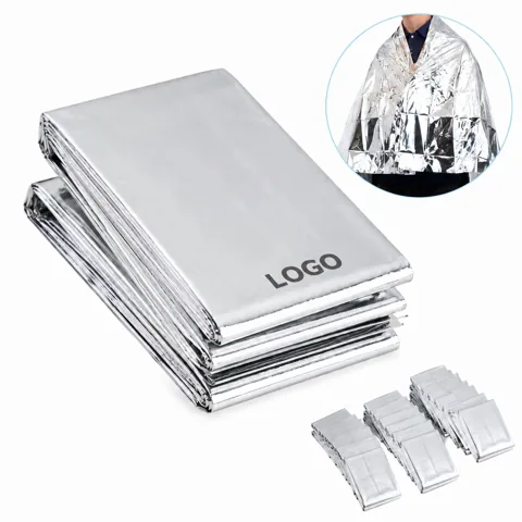 Emergency Reflective Thermal Blanket Dual Sided, Tear