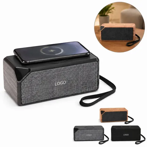 Wireless Charger Speaker with Fast Wireless Charging Pad