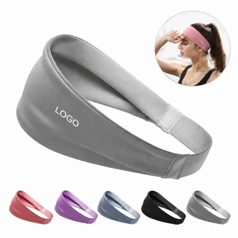 Moisture Wicking Sports Headband for Running Yoga Gym