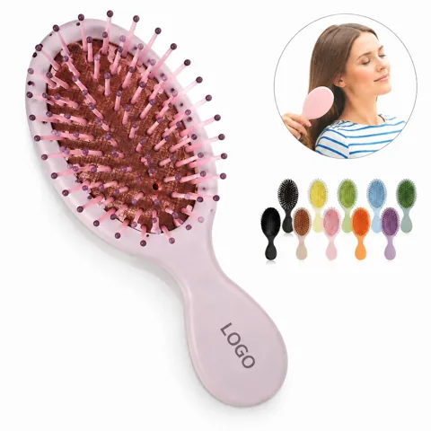 Compact Detangling Hair Brush for Travel, Wet Dry Use, Soft