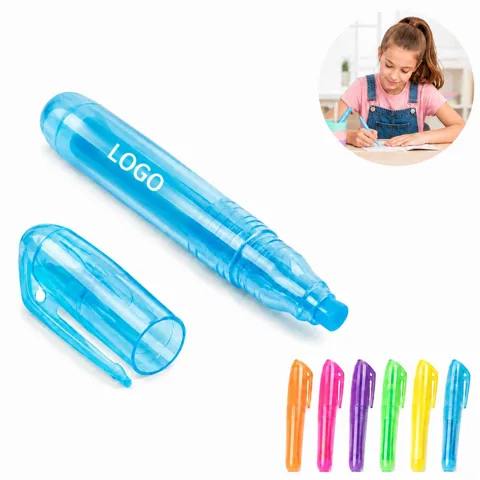 Neon Glow Highlighters Set - Bright Assorted Colors, Smooth