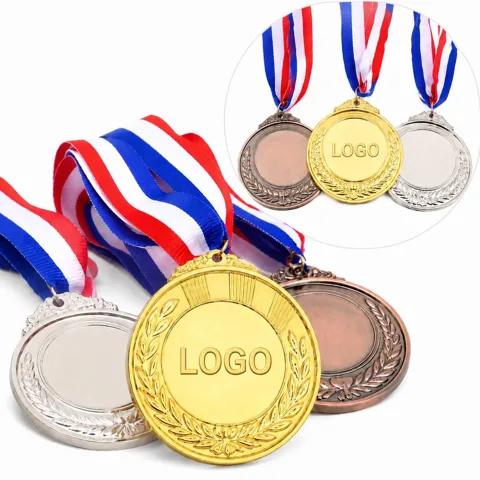 Premium High-Gloss Metal Award Medallions for Ceremonies
