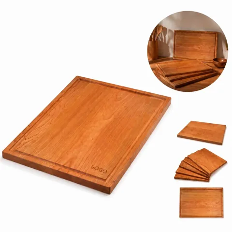Personalized Cherry Wood Cutting Board, Food Safe Wax Finish