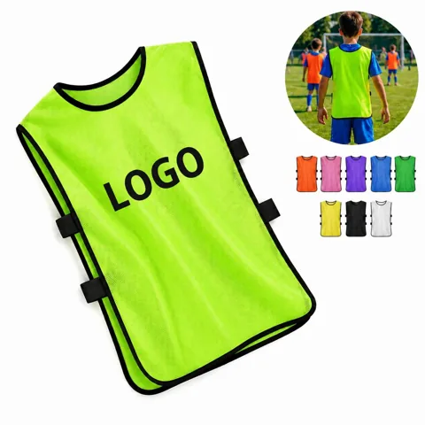 Athletic Training Scrimmage Vest with Elastic Side Straps