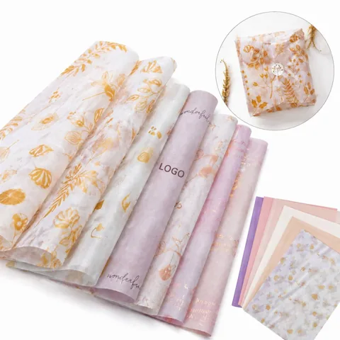 Personalized Wrapping Tissue Sheets for Gift Packaging