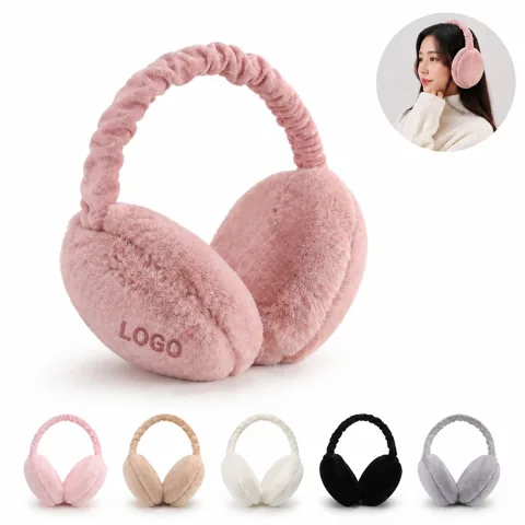 Foldable Fleece-Lined Winter Ear Warmers Headband Style