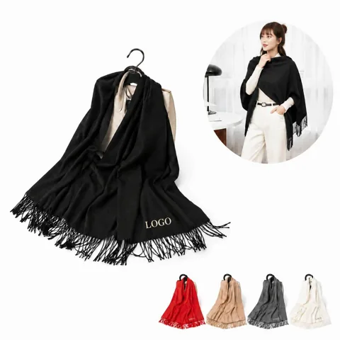 Luxury Pashmina Shawl Wrap for Women Winter Soft Warm Stole