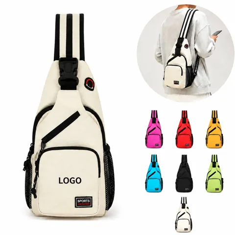 Oxford Cloth Casual Crossbody Sling Pack