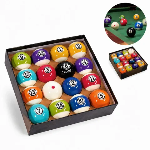 Professional Billiard Ball Set 16 Count with Balanced Resin