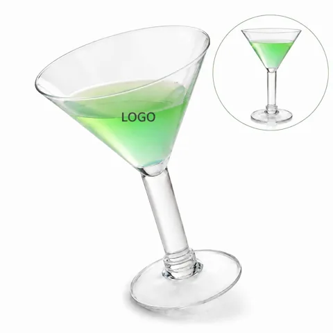 Elegant 7oz Cocktail Tumbler Glasses with Glossy Finish
