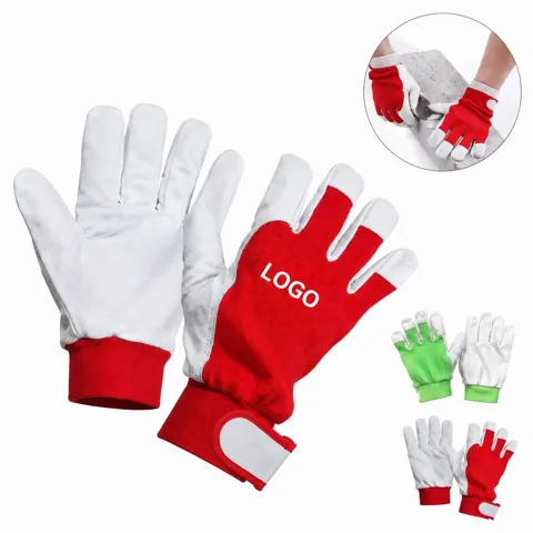 Professional Pigskin Work Gloves - Tear Resistant Durability