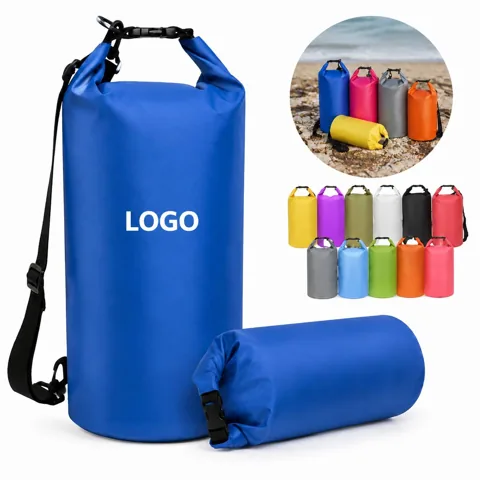 Heavy Duty PVC Waterproof 60L Roll Top Dry Bag for Kayaking