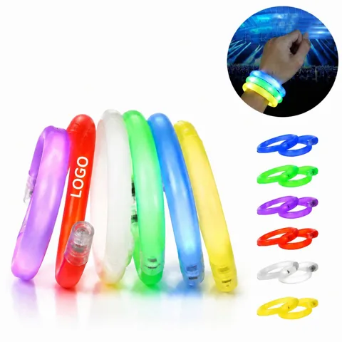 Glow Party Bracelets Bulk Pack 40 Bright LED Wristbands