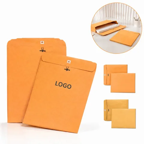 Kraft Clasp Envelopes Bulk Pack for Secure Document Storage
