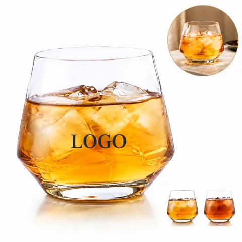Premium Clear Glass Tumbler for Cold Drinks, Microwave Safe