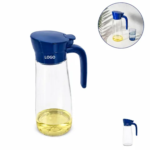 Clear Custom Glass Flip Top Bottle for Sports & Travel