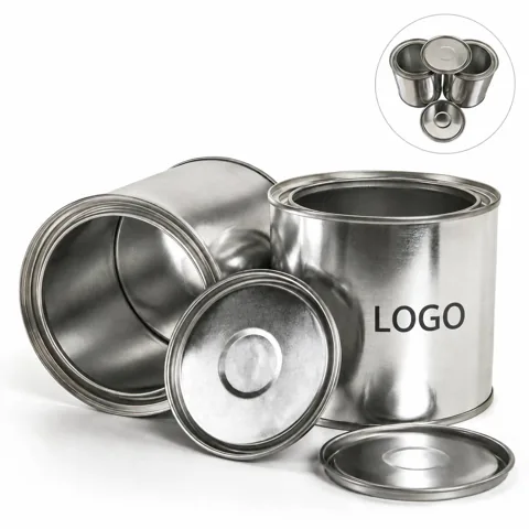 510ml Metal Paint Can with Secure Lid for Solvents