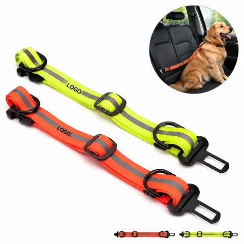 Reflective Safety Dog Collar, High Visibility Nylon
