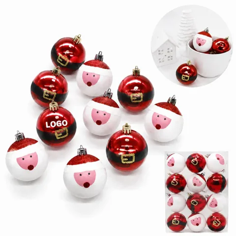 Holiday Yard Decor 12 Pack Christmas Ball Outdoor