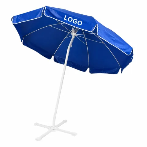 Heavy Duty Beach Patio Umbrella with UV Coating and Tilt