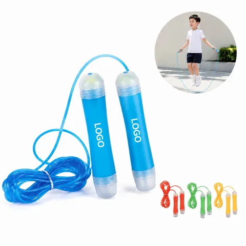 Adjustable Jump Rope, PVC Fitness Cord with Anti-Skid Foam