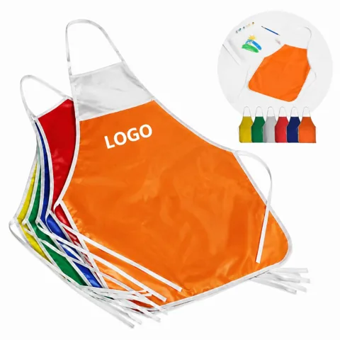 Kids Custom Polyester Chef Apron with Adjustable Neck