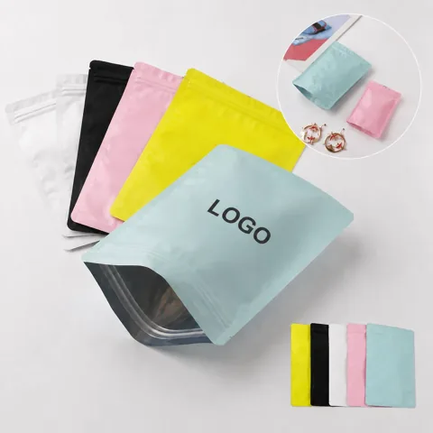 Resealable Aluminum Foil Pouches for Food Storage, Heavy
