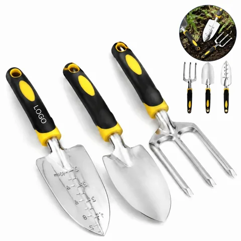 Lightweight Aluminum Garden Tool Kit for Weeding, Digging